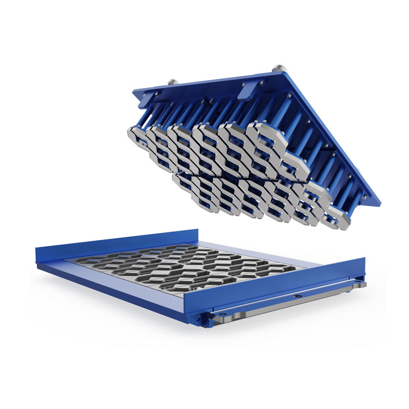 Aplicació de motlles de blocs de formigó a l'àrea de jocs infantils